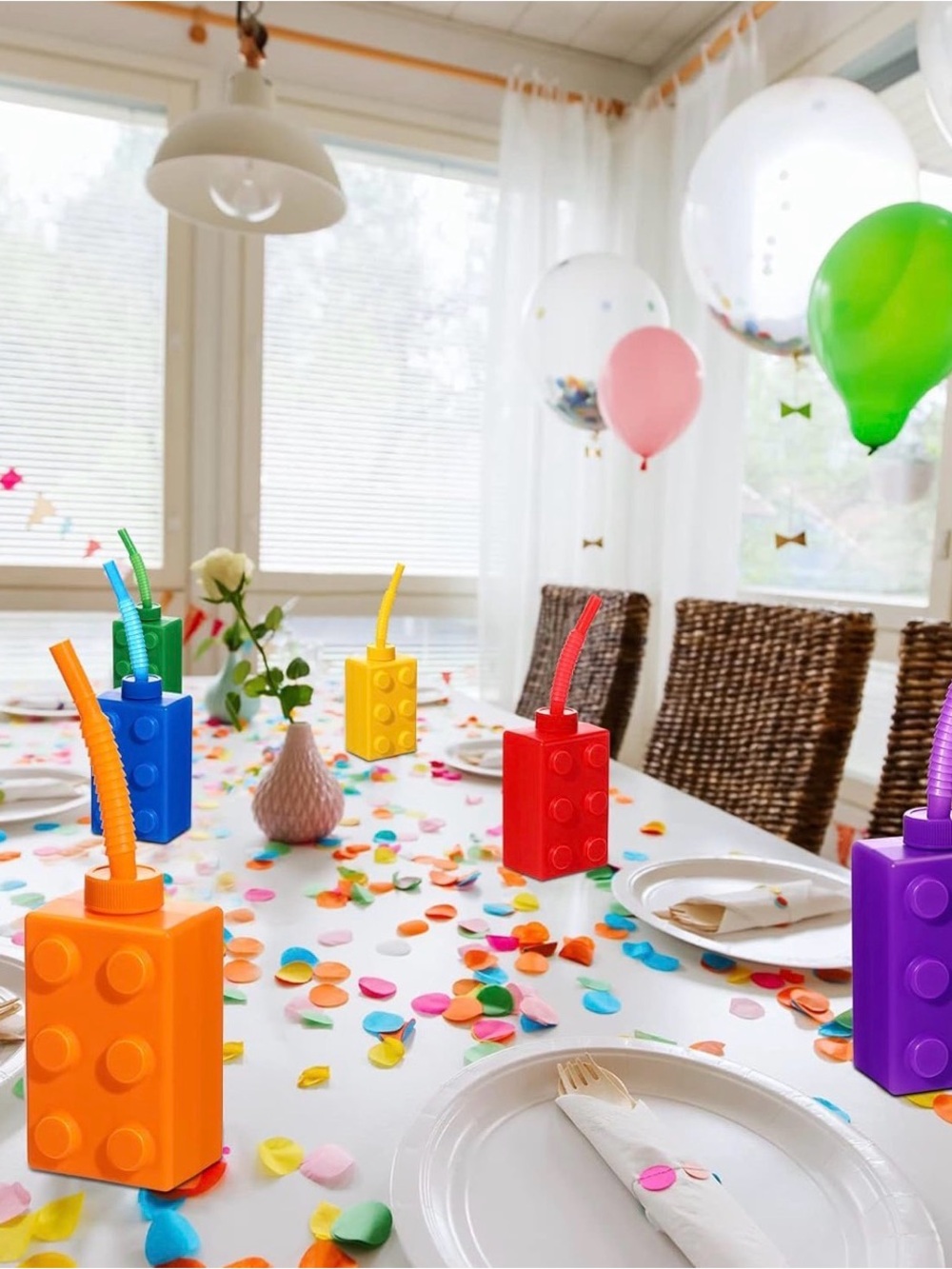 SAWYSINE Set of 9 - 10 oz Blocks Reusable Party Favors Cups
